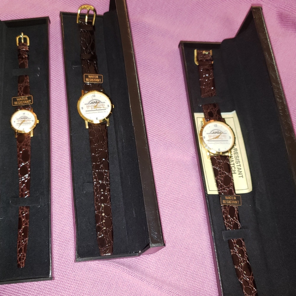 Set of 3 Hazeleood Farms watches